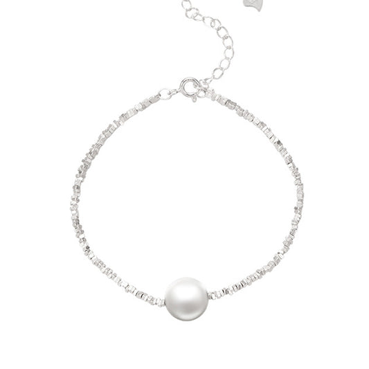 Sterling Silver with Pearl Bracelet