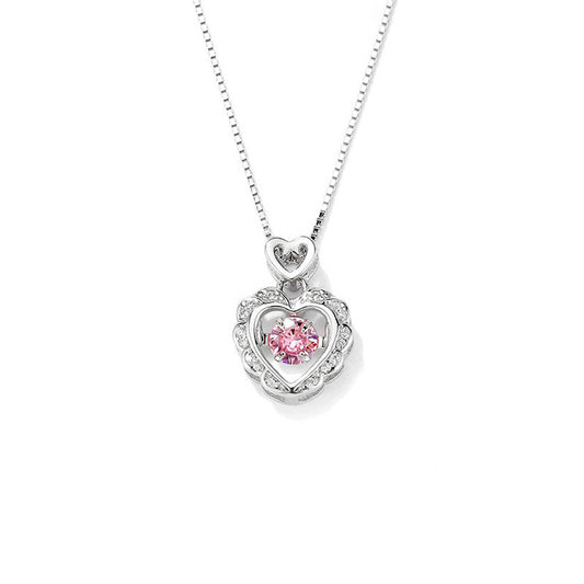 Sparkling Love Heart Necklace